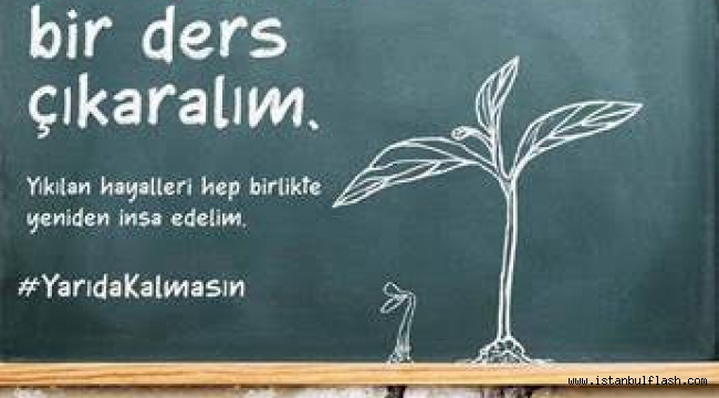 TÜRK EĞİTİM VAKFI: " AFETZEDE ÖĞRENCİLERE DESTEK OLMAYA ÇAĞIRIYORUZ"