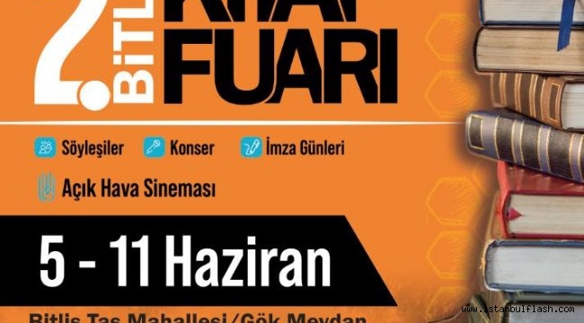 2. BİTLİS KİTAP FUARI 5 HAZİRAN'DA BAŞLIYOR!