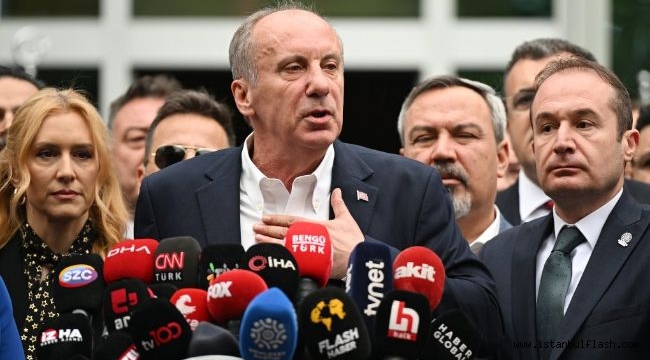 MUHARREM İNCE CUMHURBAŞKANI ADAYLIĞINDAN ÇEKİLDİ