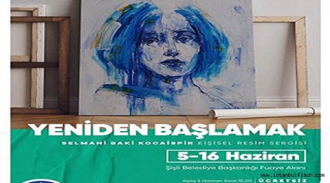 DEPREMZEDE RESSAMIN FIRÇASIYLA "YENİDEN BAŞLAMAK"