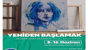 DEPREMZEDE RESSAMIN FIRÇASIYLA "YENİDEN BAŞLAMAK"