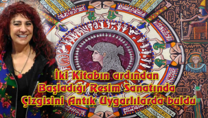 İKi Kitabın ardından Başladığı Resim sanatında Çizgiyi Antik Uygarlıklarda buldu