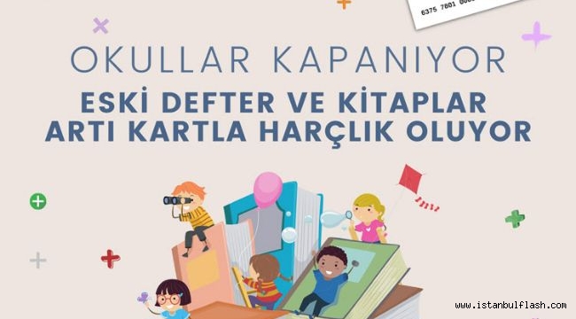 SİLİVRİ'DE ESKİ DEFTER VE KİTAPLAR ARTI KART İLE HARÇLIK OLUYOR