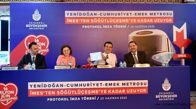 YENİDOĞAN-CUMHURİYET-EMEK METRO HATTI SÖĞÜTLÜÇEŞME'YE KADAR UZATILACAK