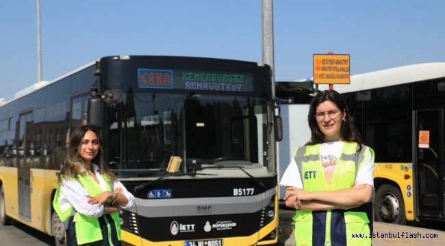 İSTANBUL'UN İLK KADIN DENETİM AMİRLERİ GÖREV BAŞINDA