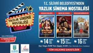 SİLİVRİ'DE YAZLIK SİNEMA HEYECANI 