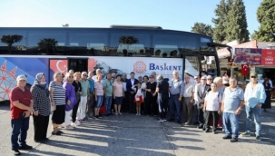 BAŞKAN ARAS GAZİLERİ ANKARA'YA UĞURLADI