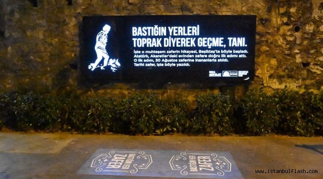 BEŞİKTAŞ BELEDİYESİ "BASTIĞIN YER ZAFER!" DEDİ