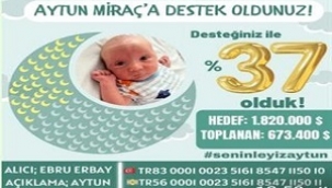 ARTVİNLİLER AYTUN BEBEK İÇİN SEFERBER OLDU