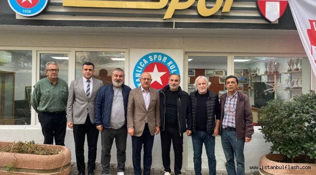 İSTANBUL İL SPOR MÜDÜRÜ KANLICASPOR'U ZİYARET ETTİ