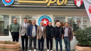 İSTANBUL İL SPOR MÜDÜRÜ KANLICASPOR'U ZİYARET ETTİ