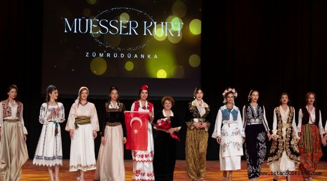 MODA TASARIMCISI MÜESSER KURT'TAN ZÜMRÜDÜ ANKA DEFİLESİ