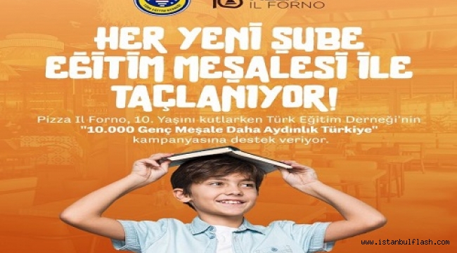 PİZZA RESTORAN ZİNCİRİNDEN EĞİTİME DESTEK