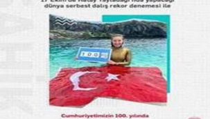 ŞAHİKA ERCÜMEN 100. YILDA 100 KIZ ÖĞRENCİYE DESTEK İÇİN REKOR DENEMESİ YAPIYOR