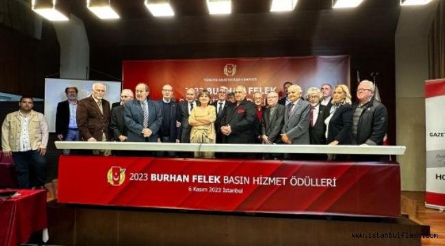 2023 BURHAN FELEK BASIN HİZMET ÖDÜLLERİ SAHİPLERİNİ BULDU