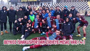 BEYKOZ İSHAKLISPOR'DAN ZİRVEYE MESAJ VAR ! 4-1