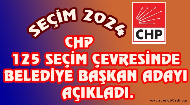 CHP Parti Meclisi 8 İl olmak üzere 125 Seçim Çevresinde Başkan Adaylarını belirledi