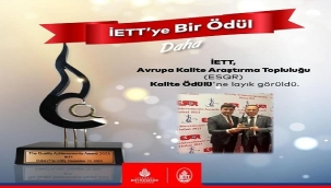 İETT'YE BİR ÖDÜL DAHA