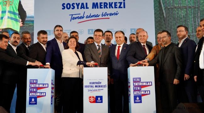 "KURTKÖY SOSYAL MERKEZ İNŞAATI"NIN TEMELİ ATILDI