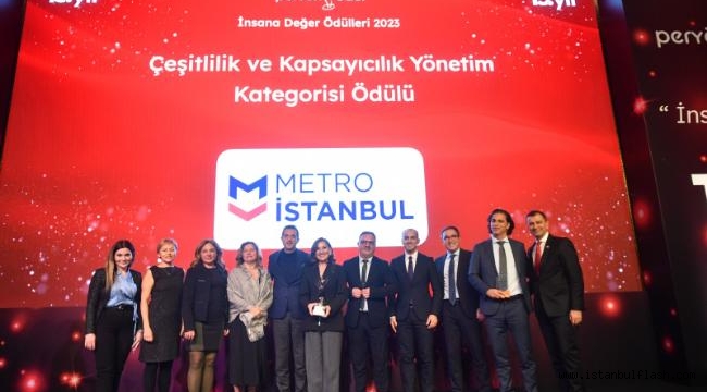 METRO İSTANBUL'A İNSANA SAYGI ÖDÜLÜ