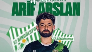 ARİF ARSLAN'IN YENİ TAKIMI 12 BİNGÖLSPOR OLDU