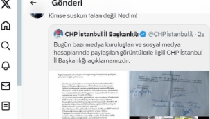  CHP İstanbul İl Başkanlığından açıklama
