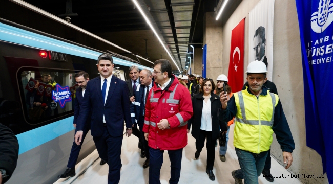 ÜMRANİYE-ATAŞEHİR-GÖZTEPE METRO HATTI'NDA TEST SÜRÜŞÜ YAPILDI