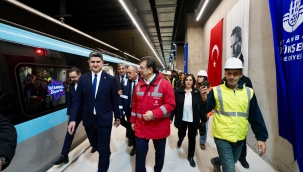 ÜMRANİYE-ATAŞEHİR-GÖZTEPE METRO HATTI'NDA TEST SÜRÜŞÜ YAPILDI