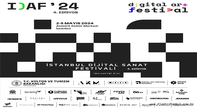 4. İSTANBUL DİJİTAL SANAT FESTİVALİ 2 MAYIS'TA AKM'DE BAŞLIYOR!