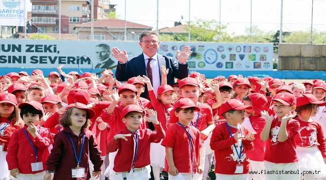 SARIYER BELEDİYESİ ÇOCUK GÜNDÜZ BAKIMEVLERİ'NDEN 23 NİSAN KUTLAMASI