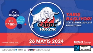 KADIKÖY'DE CADDE 10K-21K KOŞULARI PAZAR GÜNÜ DÜZENLENİYOR