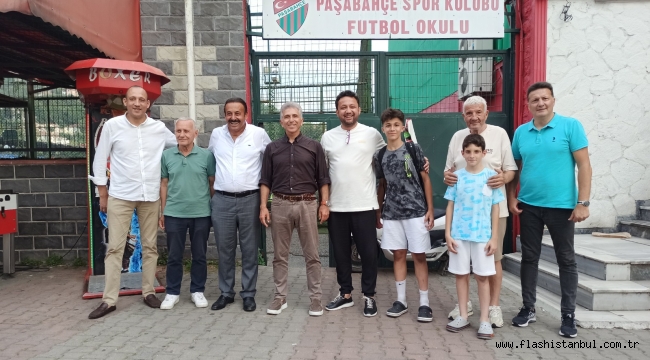 ALİ DÜŞMEZ'DEN PAŞABAHÇE SPOR KULÜBÜNE ZİYARET VAR