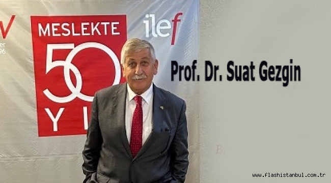 Hocaların Hocası Prof. Dr. Suat Gezgin'e Meslekte 50 Yıl Plaketi