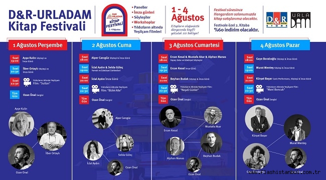 D&R – Urladam Kitap Festivali Başlıyor…