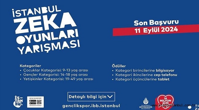 ZEKA OYUNLARI YARIŞMASI BAŞVURULARI BAŞLADI