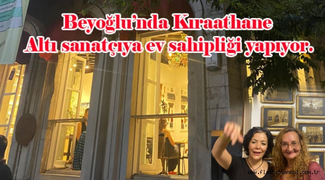 Beyoğlu'nda Kıraathane de şahane sergi