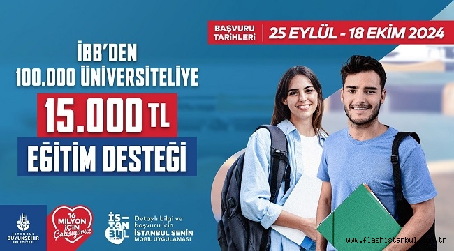 GENÇ ÜNİVERSİTELİ DESTEĞİ'NE BAŞVURULAR BAŞLADI