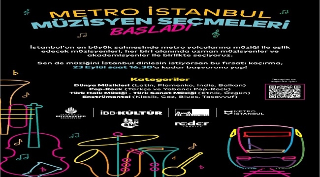 İSTANBUL'UN METROSU MÜZİSYENLERİNİ SEÇİYOR