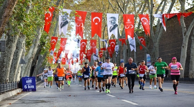 46. İSTANBUL MARATONU İLKLERE KOŞUYOR