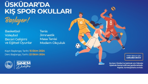 ÜSKÜDAR'DA KIŞ SPOR OKULLARI KAYITLARI BAŞLADI