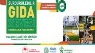 10.SÜRDÜRÜLEBİLİR GIDA ZİRVESİ BAŞLADI