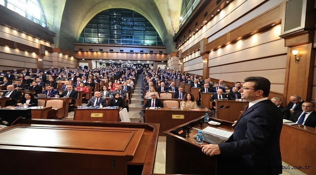 İMAMOĞLU: "BÜTÇEMİZİN 280 MİLYAR LİRALIK EN BÜYÜK BÖLÜMÜNÜ YATIRIMLARA AYIRDIK"