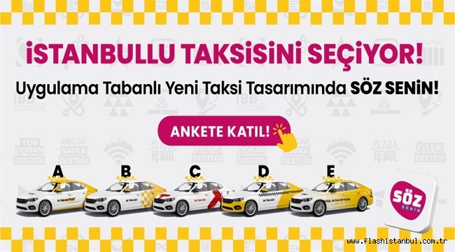 İSTANBULLU TAKSİSİNİ SEÇİYOR