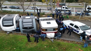 MALTEPE'DE PARK HALİNDEKİ KARAVANLAR KALDIRILIYOR