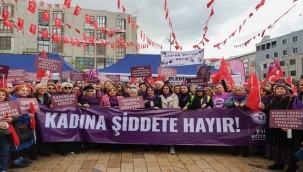 MALTEPELİ KADINLAR "KADINA YÖNELİK ŞİDDETE DUR DEDİ"