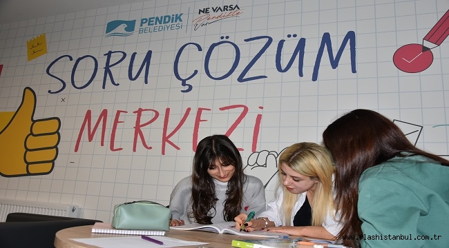 PENDİK SORU CÖZÜM MERKEZİ'NDEN ÖĞRENCİLERE DESTEK