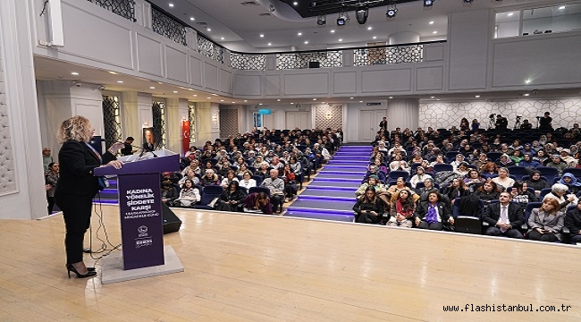 ÜSKÜDAR'DA KADINA YÖNELİK ŞİDDETE KARŞI FARKINDALIK ETKİNLİĞİ DÜZENLENDİ