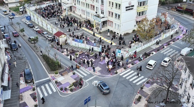 ÜSKÜDAR'DA OKULA GİTMEK ARTIK DAHA "GÜVENLİ"