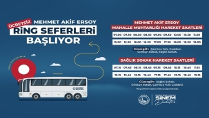 ÜSKÜDAR MEHMET AKİF ERSOY MAHALLESİ'NE RİNG SEFERLERİ BAŞLIYOR