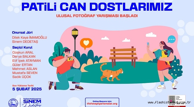 ÜSKÜDAR BELEDİYESİ "PATİLİ CAN DOSTLARIMIZ" ULUSAL FOTOĞRAF YARIŞMASI BAŞLADI